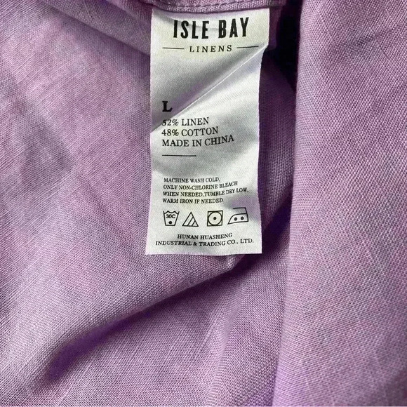 Isle Bay Men’s Button Up Shirt Size Large - Picture 6 of 9